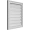 Ekena Millwork Vertical Surface Mount PVC Gable Vent: Functional, w/ 2"W x 1-1/2"P Brickmould Frame, 20"W x 24"H GVPVE20X2402SF - alternate 2